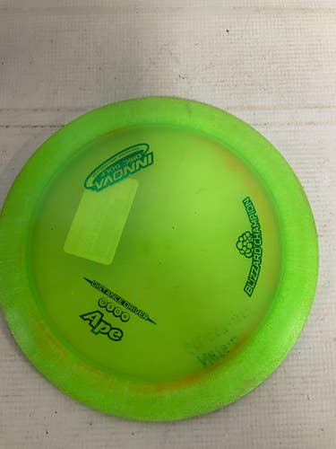 Used Innova BLIZZARD CHAMPION APE Disc Golf Driver Green 11823-S000033603