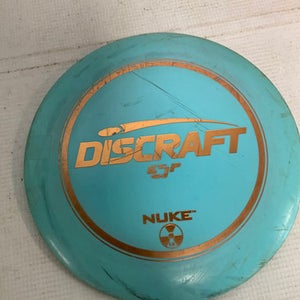 Used Discraft NUKE ESP Disc Golf Driver Carolina Blue 169g 11823-S000033600