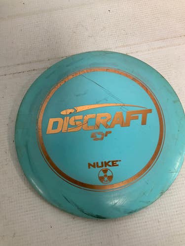 Used Discraft NUKE ESP Disc Golf Driver Carolina Blue 169g 11823-S000033600