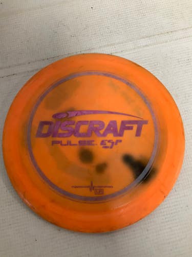 Used Discraft PULSE ESP Disc Golf Driver Orange 174g 11823-S000033601