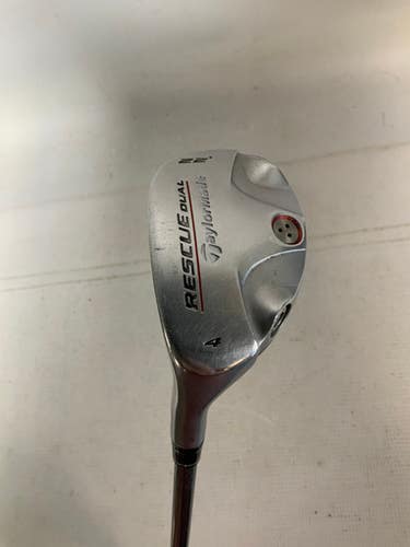 Used Taylormade RESCUE DUAL Mens Hybrid Club LH 4 Hybrid 11823-S000033585