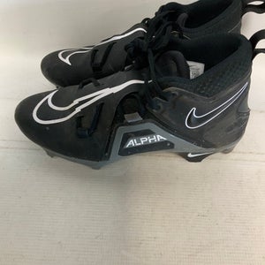 Used Nike ALPHA Adult FB Cleats Black Senior 10 11823-S000033499