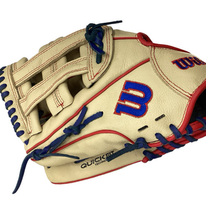 Used Wilson A500 BB/SB Glove LH Throw Tan 12" 11613-S000166128