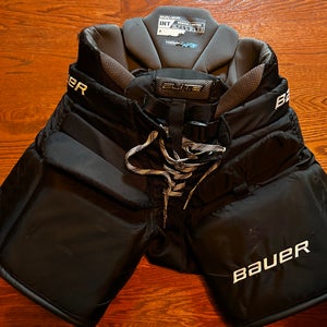 Intermediate Medium Bauer Elite Hockey Goalie Pants (Used)
