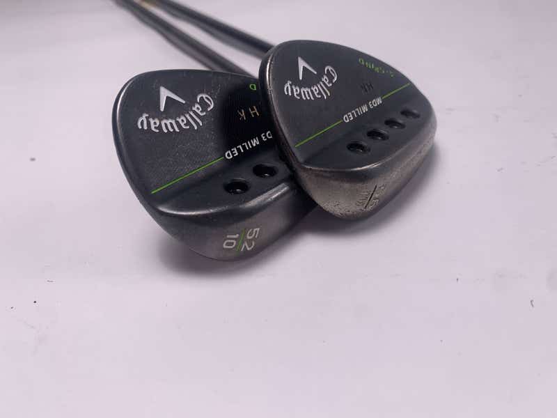 Callaway MD3 Milled Black S-Grind Wedge Set 52* 10 56* 10