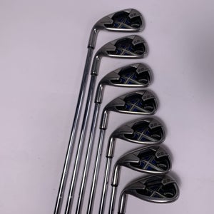 Callaway X-22 Iron Set 4-9+SW Uniflex Steel Mens LH-Missing PW
