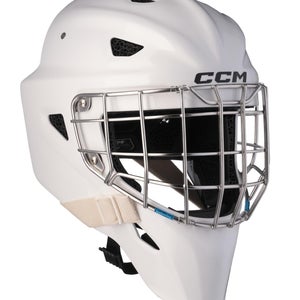 NEW CCM Pro Axis XF Goal Mask, Pro Stock, White, Large