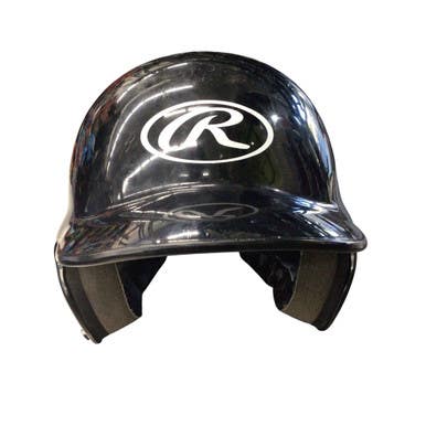 Used Rawlings BASEBALL HELMET Batting Helmet No Mask Black SM 11760-S000080565