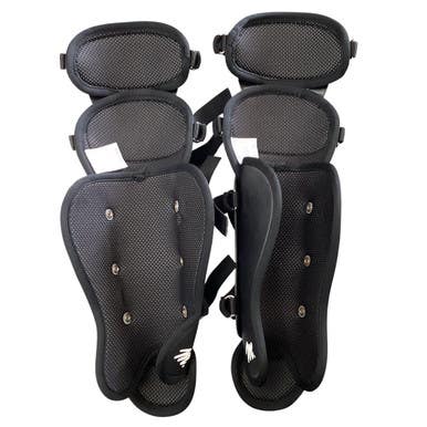 Used MacGregor B 68 SHIN GUARDS Catchers Leg Guards Black Junior 11760-S000080524