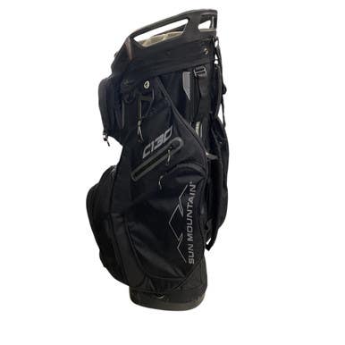 Used Sun Mountain C-130 CART BAG Mens Cart Bag Black 11760-S000080490