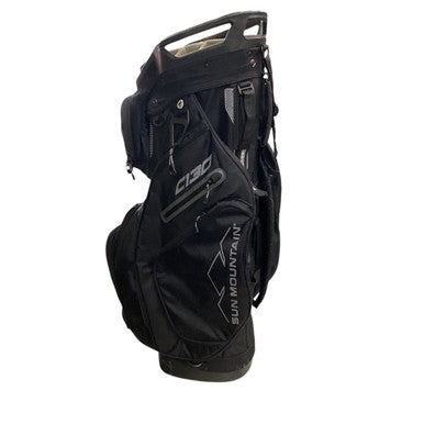 Used Sun Mountain C-130 CART BAG Mens Cart Bag Black 11760-S000080490