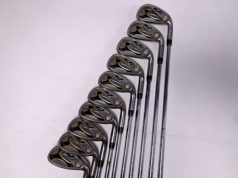TaylorMade R7 Draw Iron Set 4-PW+AW+SW+LW Stiff Steel Mens RH Midsize Grips