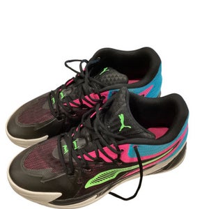 Used Puma Basketball Shoes M Black Senior 12 11884-S000050960