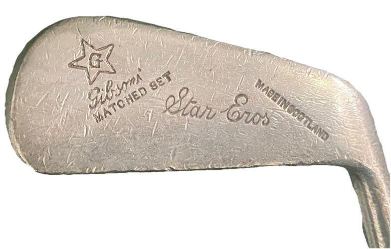 Gibson's Star Eros Made In Scotland Matched Set Rustless 2 Iron Dot Face RH