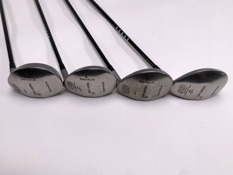 Adams Tight Lies 1998 Wood Set 3 5 7 9 | 16* 19* 24* 28* SuperShaft Mens RH
