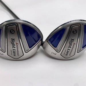 Adams Tight Lies TL 3 & 5 Fairway Wood Set 15* 18* SuperShaft 70g Regular RH