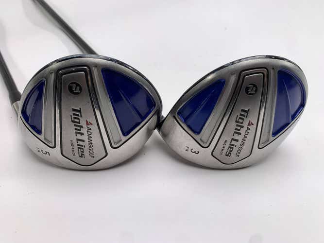 Adams Tight Lies TL 3 & 5 Fairway Wood Set 15* 18* SuperShaft 70g Regular RH