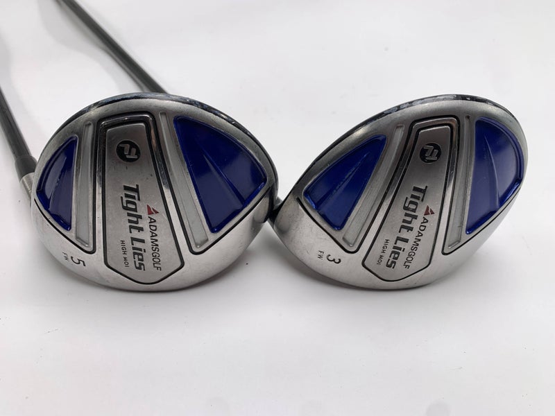 Adams Tight Lies TL 3 & 5 Fairway Wood Set 15* 18* SuperShaft 70g Regular RH