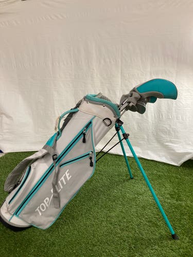 Top Flite Junior Clubs (Full Set) Right Handed 7 Pieces (Used)