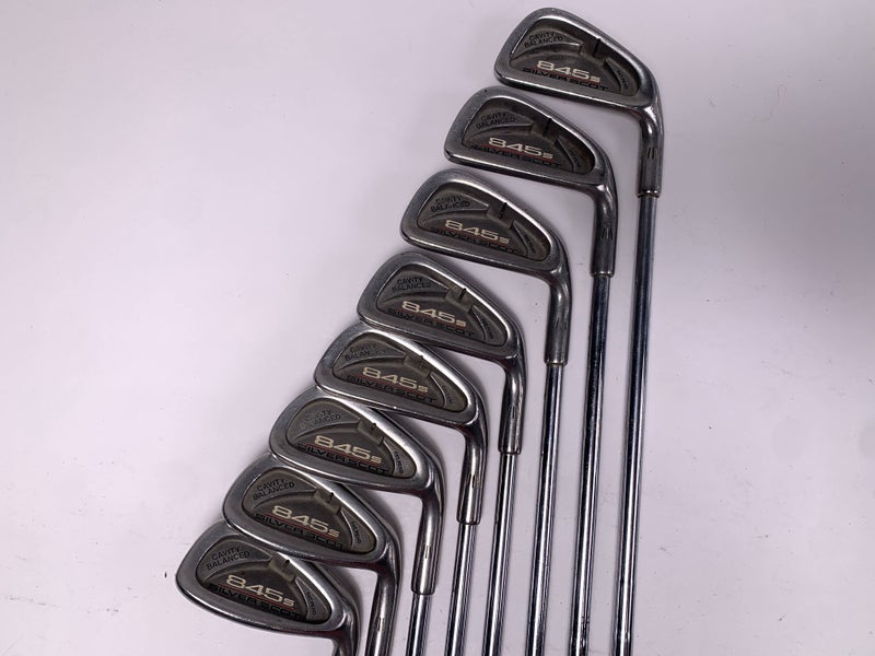 Tommy Armour 845 S Silver Scot Iron Set 3-PW Tour Step Stiff Steel Mens RH