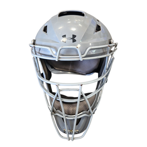 Used Under Armour CATCHERS HELMET Catchers Helmet w/Mask Grey LG 11850-S000021271