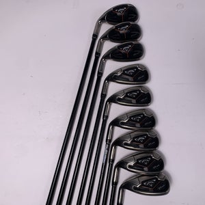 Callaway FT I-bird Iron Set 3-PW+SW 75g Stiff Graphite LH Oversize Grips