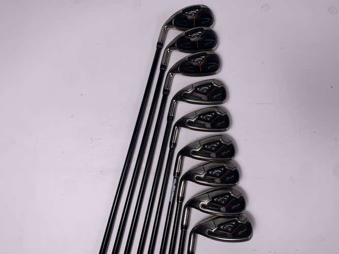 Callaway FT I-bird Iron Set 3-PW+SW 75g Stiff Graphite LH Oversize Grips