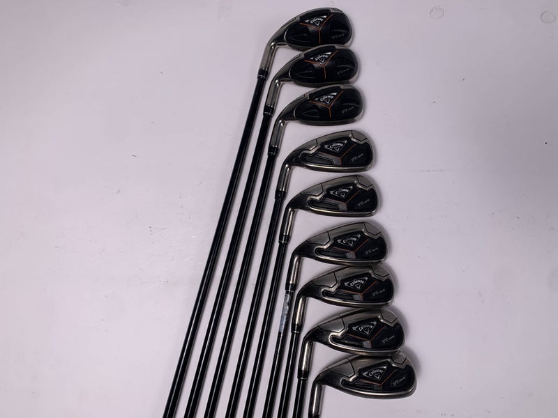 Callaway FT I-bird Iron Set 3-PW+SW 75g Stiff Graphite LH Oversize Grips