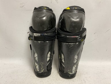 Used Bauer SUPREME 1S Junior Shin Guards Black 13" 11855-S000189561