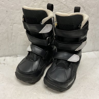 Used Snowjam JR Boys Snowboard Boots Black Junior 01 11855-S000189551