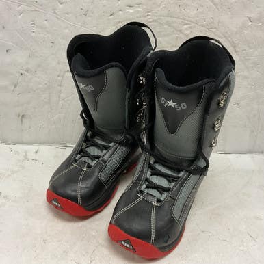 Used 5150 JR Boys Snowboard Boots Black And Red Junior 03 11855-S000189550