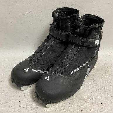 Used Fischer X COMFORT PRO Womens NNN XC Ski Boots Black M 09.5 / W 09.5-10 11855-S000189548