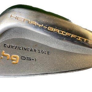 Henry-Griffitts OS-1 Curvilinear Sole 7 Iron RH Stripe-It LW-50 Ladies Graphite