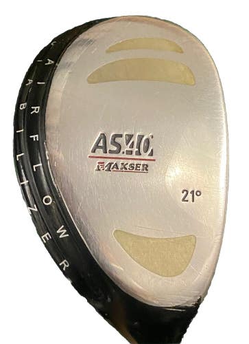 Makser AS40 21* Hybrid RH Men's 65g Grafalloy Regular Graphite 39.5" New Grip HC