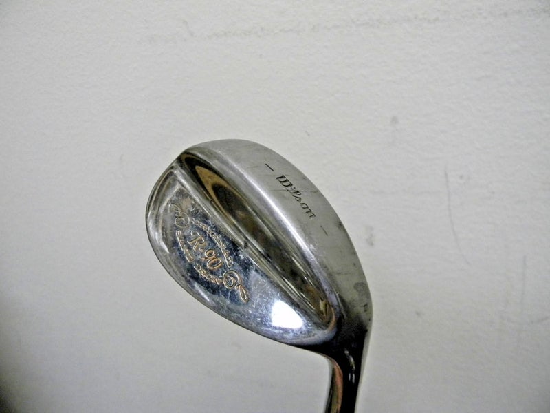 WILSON R-90 SAND WEDGE BROWN COATED STEEL SHAFT  NEEDS GRIP