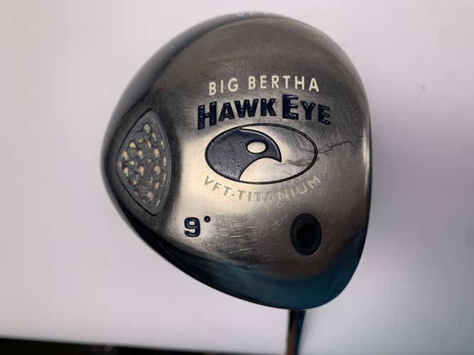 Callaway Hawkeye VFT Driver 9* GBB System 60 Regular Graphite Mens RH
