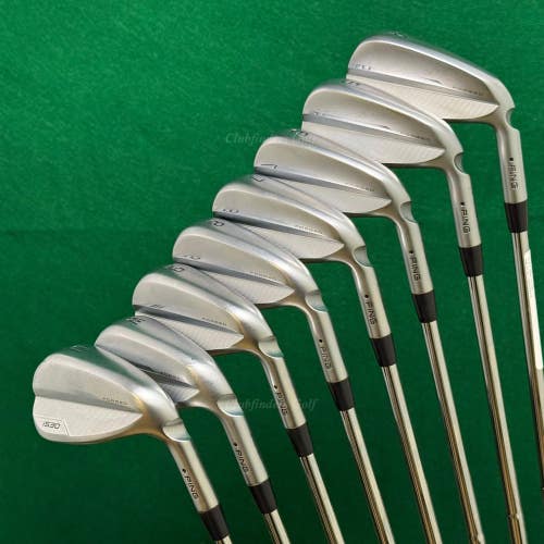 Ping i530 Forged Black Dot 4-UW Iron Set 3 Dynamic Gold S300 MID 115 Steel Stiff