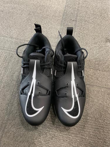 Used Nike ALPHA MENACE Adult FB Cleats Black Senior 11 11614-S000219422