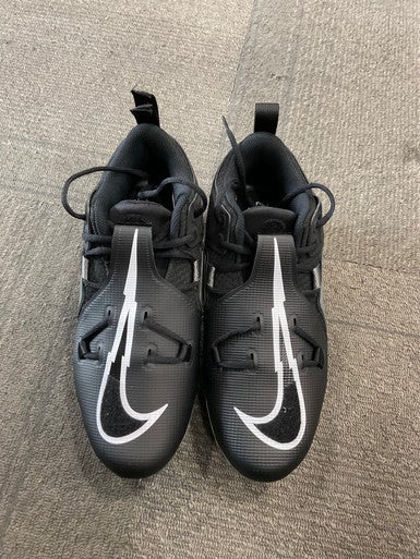 Used Nike ALPHA MENACE Adult FB Cleats Black Senior 11 11614-S000219422