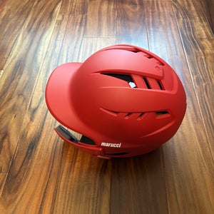 BRAND NEW Junior Marucci Duravent Batting Helmet with Jaw Guard (Red)