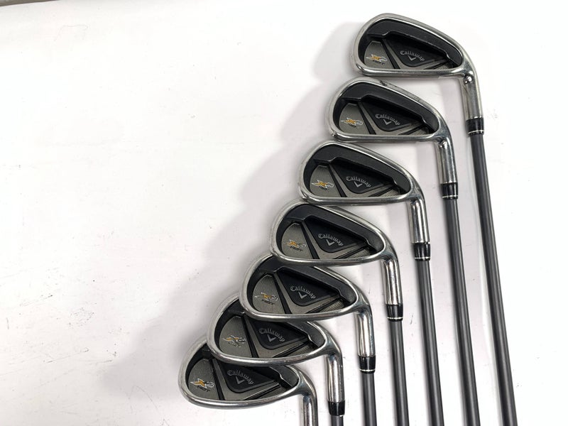 Callaway X2 Hot Iron Set 5-PW+GW 60g Regular Graphite Mens RH