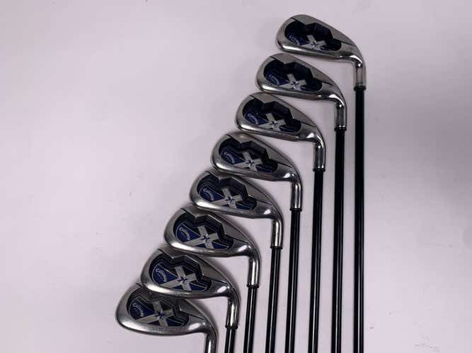 Callaway X-18 Iron Set 3-PW System CW75 75g Regular Graphite Mens RH