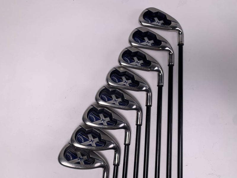 Callaway X-18 Iron Set 3-PW System CW75 75g Regular Graphite Mens RH