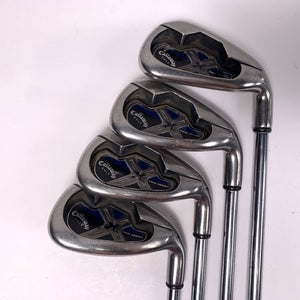 Callaway X-18 Iron Set 7-PW Uniflex Steel Mens RH
