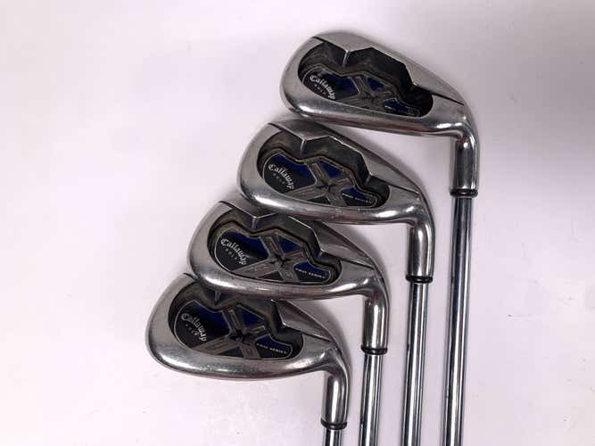 Callaway X-18 Iron Set 7-PW Uniflex Steel Mens RH