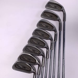 Ping Eye 2 Iron Set 3-PW Black Dot ZZ Stiff Steel Mens RH