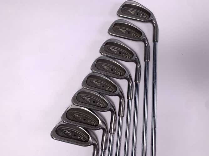 Ping Eye 2 Iron Set 3-PW Black Dot ZZ Stiff Steel Mens RH