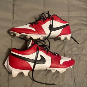Men's Size M 10.0 (W 11.0) Jordan Chicago Dunk Low Top Molded Cleats (Used)