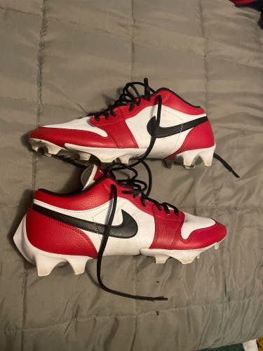 Men's Size M 10.0 (W 11.0) Nike Vapor Edge Chicago Dunk Low Top Molded Cleats (Used)