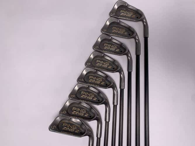 Ping Zing 2 Iron Set 3-SW Black Dot G Loomis Regular Graphite Mens RH-Missing PW